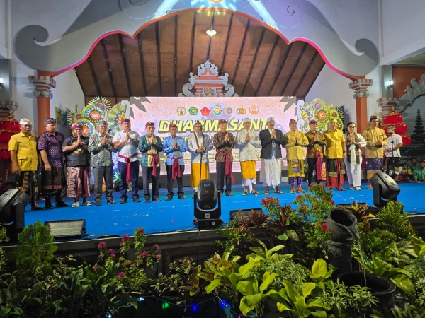 Gubernur Sultra Ajak Umat Hindu Jaga Stabilitas dan Dukung Pembangunan Daerah