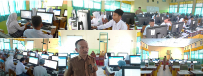 Suasana Kegiatan Gladi Asesmen yang dilaksanakan Pihak SMAN 3 Baubau