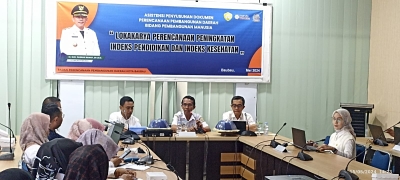 Lokakarya Perencanaan Peningkatan Indeks Pendidikan dan Indeks Kesehatan Kota Baubau Rabu (15/5/2024)