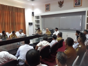 Rapat bersama Pemkot Baubau bersama PHBI terkait pelaksanaan Idul Fitri 1446 H/2025 M