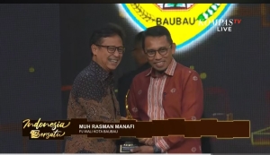 &quot; Daerah Peduli Stunting dan Kesehatan,&quot; Pj Walikota Baubau Terima Penghargaan