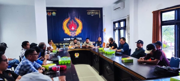 Rapat KONI Sultra pemangtapan muenuju PON Aceh-Sumut