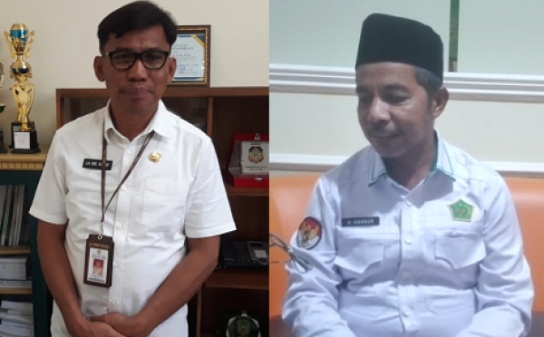 La Ode Aswad (kiri), H Mansur (Kanan)