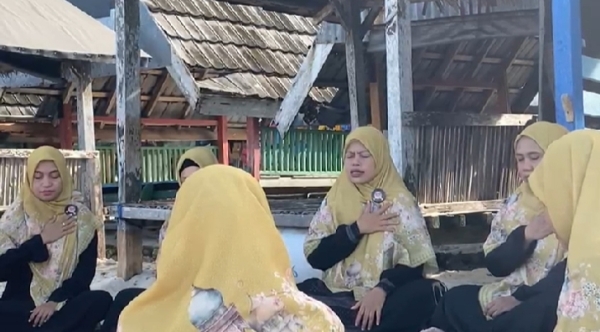 Kegiatan Self Healing Komunitas Kesehatan Jiwa Kota Baubau yang diprakarsai Founder Ainun Zaujah, S.Sos, M.Si