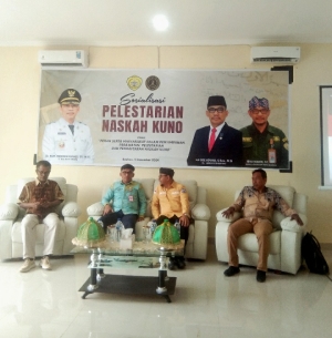 Kegiatan sosialisasi Pelestarian Naskah Kuno di Baubau