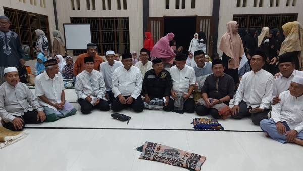 Wali Kota Baubau saat menghadiri Launching Kampung Quran Ar Rahman Kelurahan Kadolokatapi Minggu (26/3/2023) Foto : Bardin Gagassultra