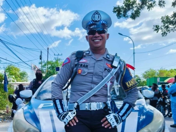 Aiptu Muhammad Fitrah, SH Kanit Kamsel Satlantas Polres Baubau