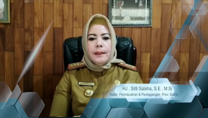 Kepala dinas Perindag Sultra, Hj Sitti Saleha